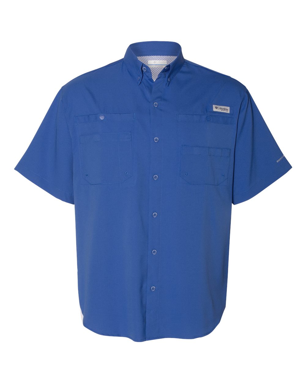 Columbia 212468, Men's Pfg Tamiami Ii Short Sleeve Shirt, Vivid Blue