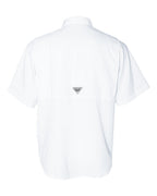 Columbia 212468, Men's Pfg Tamiami Ii Short Sleeve Shirt, White