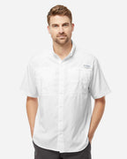 Columbia 212468, Men's Pfg Tamiami Ii Short Sleeve Shirt, White