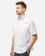 Columbia 212468, Men's Pfg Tamiami Ii Short Sleeve Shirt, White