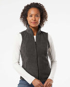 Columbia 212471, Women’s Benton Springs Fleece Vest, Charcoal Heather
