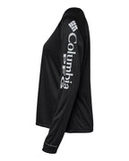 Columbia 212485, Women's Pfg Tidal Tee Ii Long Sleeve, Black/ Cirrus Grey