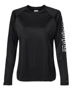 Columbia 212485, Women's Pfg Tidal Tee Ii Long Sleeve, Black/ Cirrus Grey