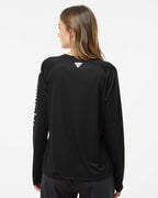 Columbia 212485, Women's Pfg Tidal Tee Ii Long Sleeve, Black/ Cirrus Grey