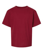 M&O 4850, Youth Gold Soft Touch T-shirt, Cardinal Red
