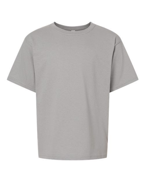 M&O 4850, Youth Gold Soft Touch T-shirt, Gravel