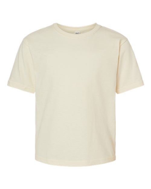 M&O 4850, Youth Gold Soft Touch T-shirt, Natural