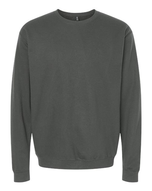 M&O 3340, Unisex Crewneck Fleece, Charcoal