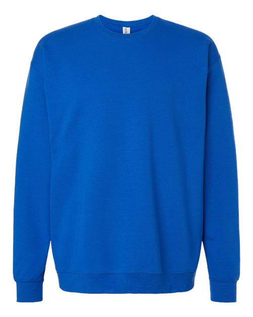 M&O 3340, Unisex Crewneck Fleece, Royal