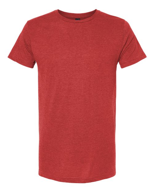 M&O 4502, Fine Jersey T-shirt, Heather Red