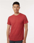 M&O 4502, Fine Jersey T-shirt, Heather Red