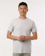M&O 4502, Fine Jersey T-shirt, Silver