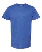 M&O 4502, Fine Jersey T-shirt, Heather Royal