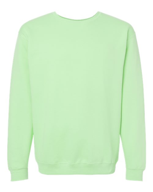 M&O 3340, Unisex Crewneck Fleece, Neo Mint