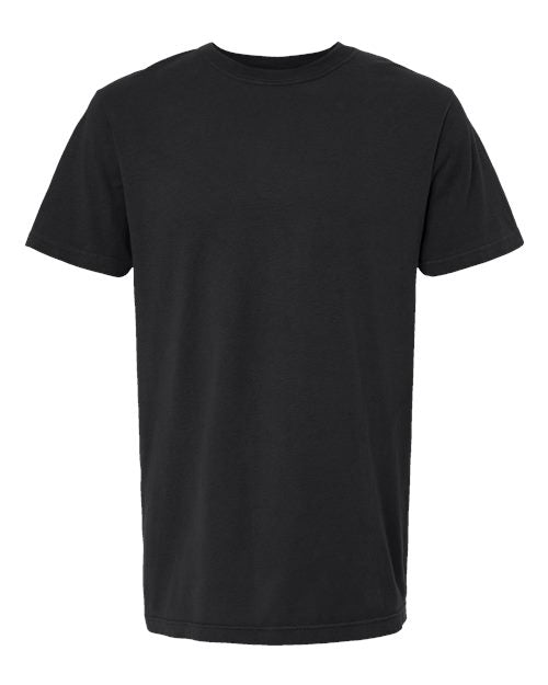 M&O 6500M, Unisex Vintage Garment-dyed T-shirt, Black