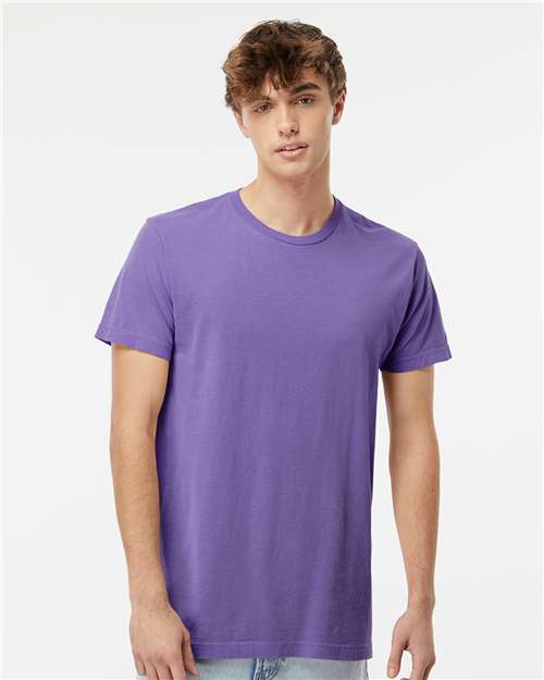 M&O 6500M, Unisex Vintage Garment-dyed T-shirt, Violet