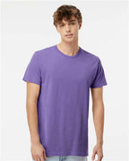 M&O 6500M, Unisex Vintage Garment-dyed T-shirt, Violet