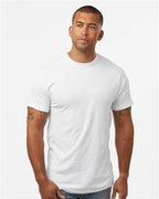 M&O 6500M, Unisex Vintage Garment-dyed T-shirt, White