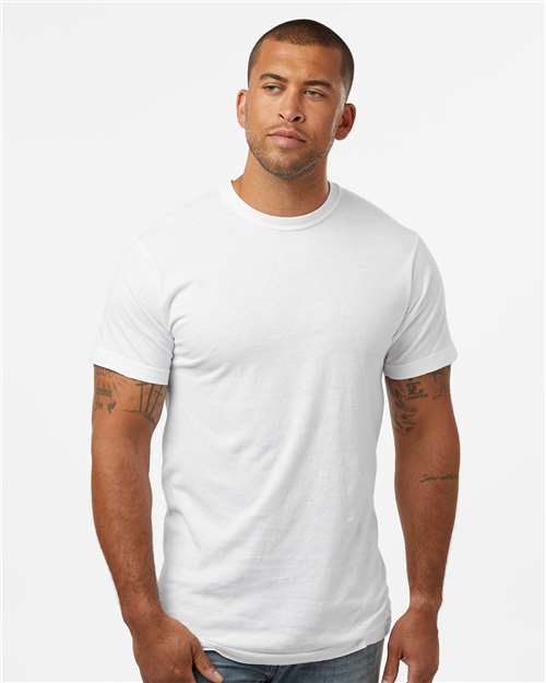 M&O 6500M, Unisex Vintage Garment-dyed T-shirt, White