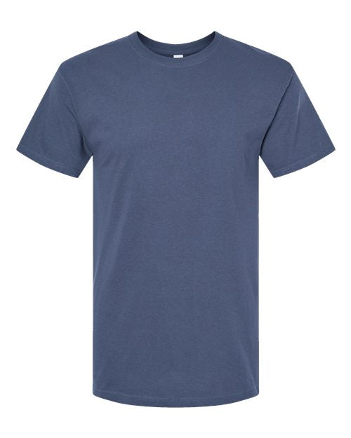M&O 4800, Men's Gold Soft Touch T-shirt, Indigo Blue