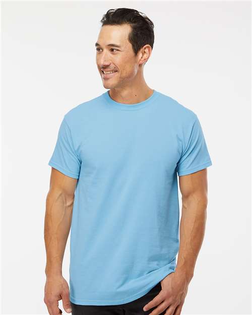 M&O 4800, Men's Gold Soft Touch T-shirt, Sky