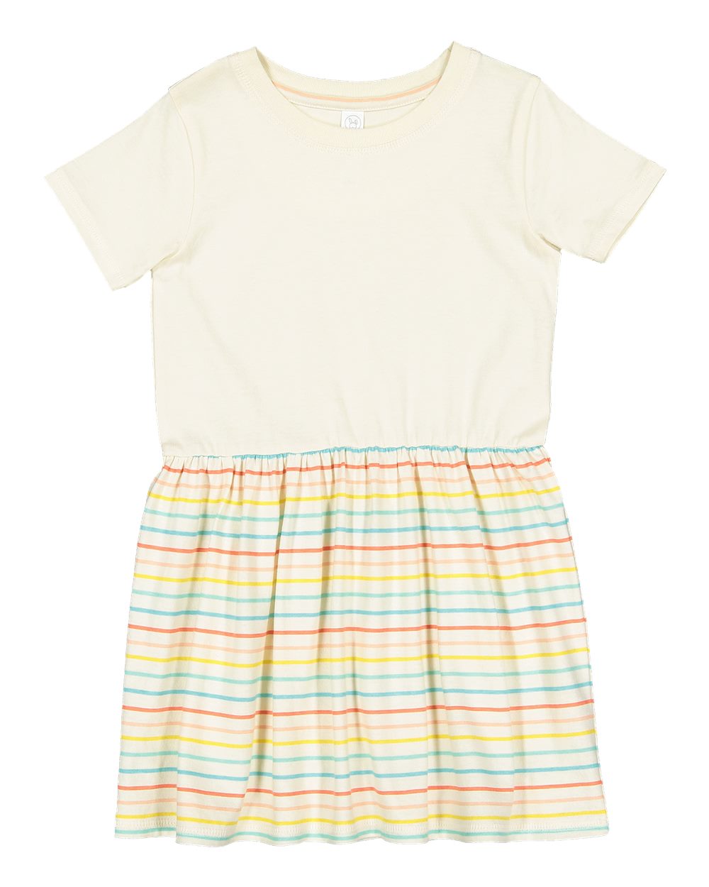 Rabbit Skins 5333, T-Shirts - Premium, Natural/ Sunkissed Stripe