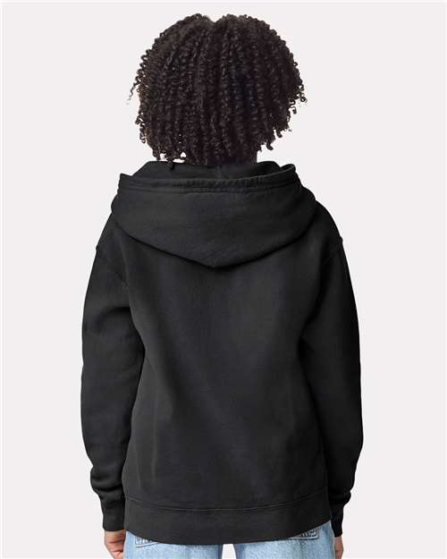 Comfort Colors 1467Y, Youth Garment-dyed Lightweight Hooded Sweatshirt, Black