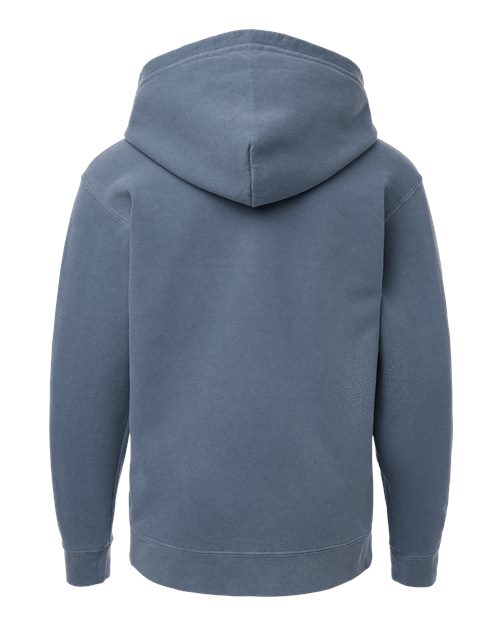 Comfort Colors 1467Y, Youth Garment-dyed Lightweight Hooded Sweatshirt, Blue Jean