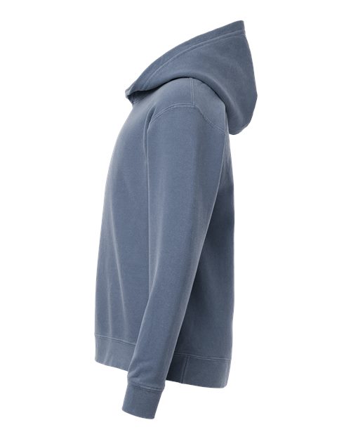 Comfort Colors 1467Y, Youth Garment-dyed Lightweight Hooded Sweatshirt, Blue Jean