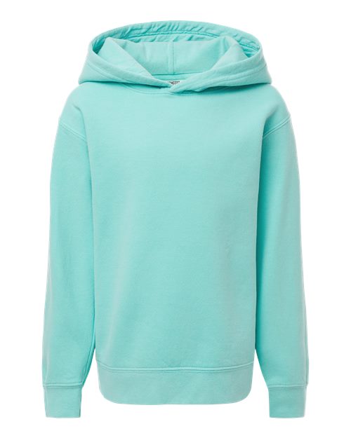 Comfort Colors 1467Y, Youth Garment-dyed Lightweight Fleece Hooded Sweatshirt, Chalky Mint