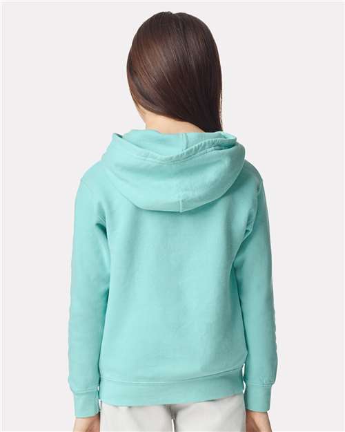 Comfort Colors 1467Y, Youth Garment-dyed Lightweight Hooded Sweatshirt, Chalky Mint