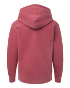 Comfort Colors 1467Y, Youth Garment-dyed Lightweight Hooded Sweatshirt, Crimson