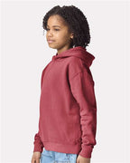 Comfort Colors 1467Y, Youth Garment-dyed Lightweight Hooded Sweatshirt, Crimson