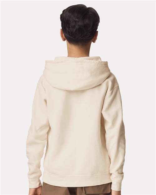 Comfort Colors 1467Y, Youth Garment-dyed Lightweight Hooded Sweatshirt, Ivory