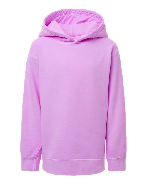 Comfort Colors 1467Y, Youth Garment-dyed Lightweight Hooded Sweatshirt, Neon Violet