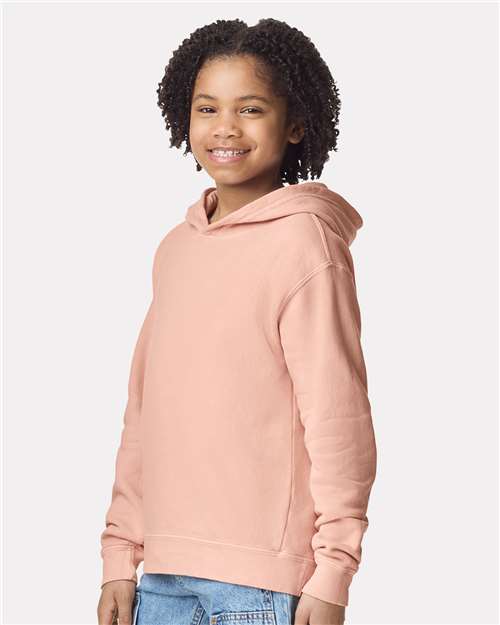 Comfort Colors 1467Y, Youth Garment-dyed Lightweight Hooded Sweatshirt, Peachy