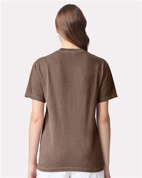 Comfort Colors 6030, Unisex Garment-dyed Heavyweight Pocket T-shirt, Espresso