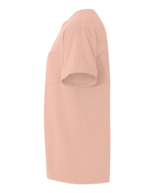 Comfort Colors 6030, Unisex Garment-dyed Heavyweight Pocket T-shirt, Peachy
