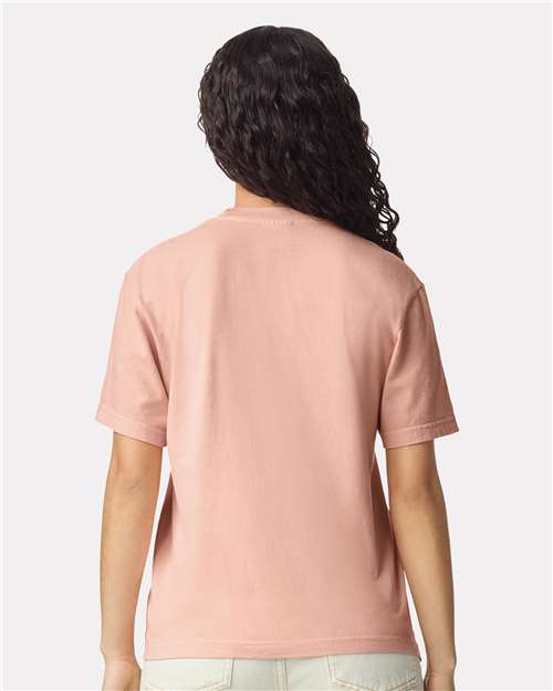 Comfort Colors 6030, Unisex Garment-dyed Heavyweight Pocket T-shirt, Peachy
