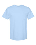 Comfort Colors 6030, Unisex Garment-dyed Heavyweight Pocket T-shirt, Hydrangea