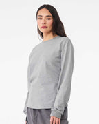 BELLA + CANVAS 3511, T-Shirts - Long Sleeve, Athletic Heather
