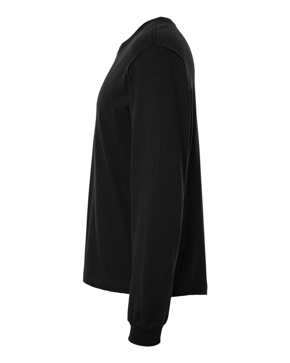BELLA + CANVAS 3511, T-Shirts - Long Sleeve, Black