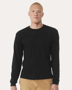BELLA + CANVAS 3511, T-Shirts - Long Sleeve, Black