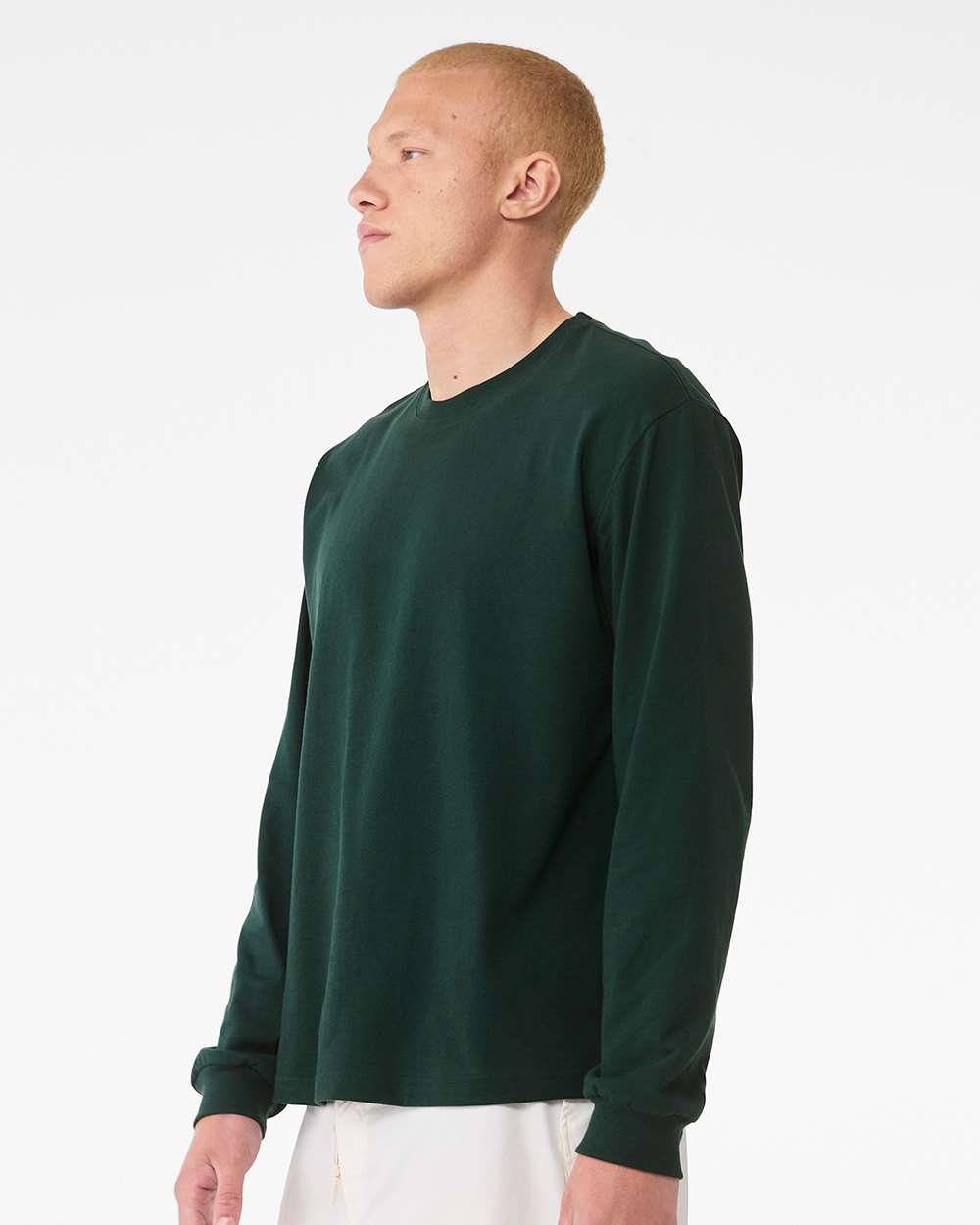 BELLA + CANVAS 3511, T-Shirts - Long Sleeve, Forest