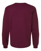 BELLA + CANVAS 3511, T-Shirts - Long Sleeve, Maroon