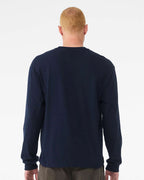 BELLA + CANVAS 3511, T-Shirts - Long Sleeve, Navy
