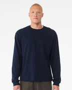 BELLA + CANVAS 3511, T-Shirts - Long Sleeve, Navy