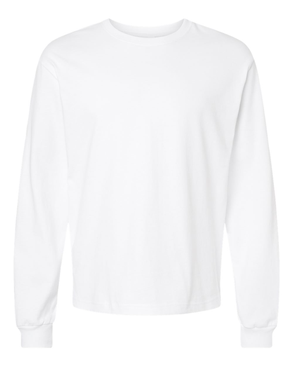 BELLA + CANVAS 3511, T-Shirts - Long Sleeve, White