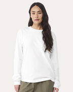 BELLA + CANVAS 3511, T-Shirts - Long Sleeve, White
