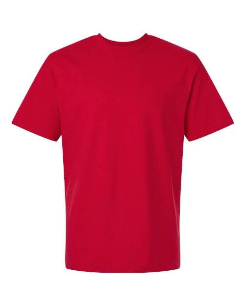 Gildan 12448, 75000 Unisex Hammer Maxweight T-shirt, Cherry Red